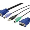 Digitus KVM Cable Set DS-19233 | KVM | Length: 5 m DS-19233