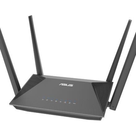 Asus AX1800 AiMesh Wireless Router | RT-AX52 | 802.11ax | 10/100/1000 Mbit/s | Ethernet LAN (RJ-45) ports 3 | Mesh Support Yes | MU-MiMO No | No mobile broadband | Antenna type External 90IG08T0-MO3H00