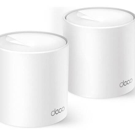 TP-LINK AX1500 Whole Home Mesh Wi-Fi 6 System | Deco X10 (2-pack) | 802.11ax | 10/100/1000 Mbit/s | Ethernet LAN (RJ-45) ports 1 | Mesh Support Yes | MU-MiMO Yes | No mobile broadband | Antenna type Internal Deco X10(2-pack)
