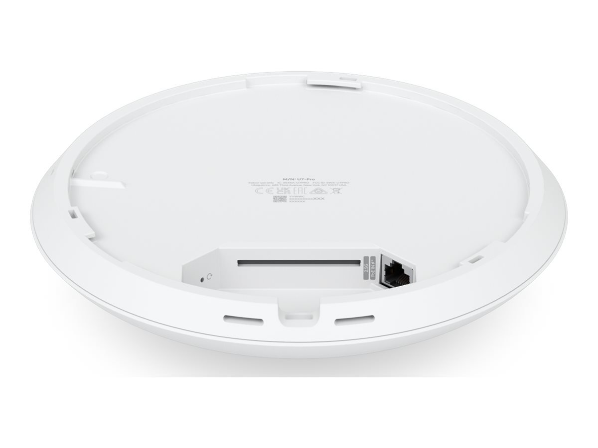 Ubiquiti Ubiquiti | WiFi 7 Access Point | Unifi U7 Pro | 802.11ac | 10/100/1000 Mbit/s | Ethernet LAN (RJ-45) ports 1 | MU-MiMO Yes | PoE in U7-Pro