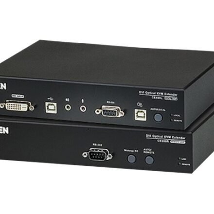 Aten Aten USB DVI Optical KVM Extender | CE680 | 1920 x 1200 at 600m CE680-AT-G