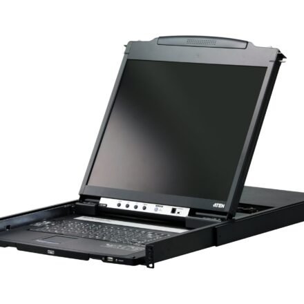 Aten Aten PS/2-USB VGA Dual Rail 19" LCD Console with USB Peripheral Support | CL5800N CL5800N-ATA-AG