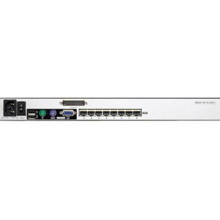 Aten Aten | 8-Port Cat 5 Dual Rail 19" LCD KVM Switch with Daisy-Chain Port | KL1508AN-AXA-AG | 1 x USB Type-A Female KL1508AN-AXA-AG