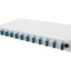 Digitus Fiber Optic Splice Box Front Panel, quick lock, 12x SC DX, 1U | DN-96200-QL | Grey DN-96200-QL