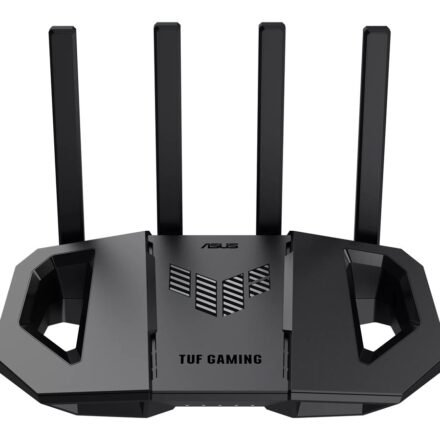 Asus Dual-band Gaming Router | TUF-BE3600 | 802.11ax | 10/100/1000 Mbit/s | Ethernet LAN (RJ-45) ports 5 | Mesh Support Yes | MU-MiMO No | No mobile broadband | Antenna type External | 1x USB 3.2 Gen 1 90IG0900-MO9C00