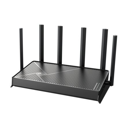 TP-LINK TP-LINK Archer BE400 BE6500 Dual-Band Wi-Fi 7 Router | 802.11ax | Ethernet LAN (RJ-45) ports 4 | Mesh Support Yes | MU-MiMO Yes | No mobile broadband | Antenna type External Archer BE400