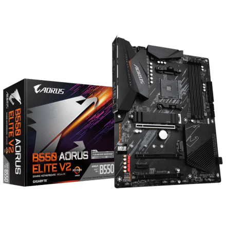 Gigabyte Gigabyte | B550 AORUS ELITE V2 1.0 | Processor family AMD | Processor socket AM4 | DDR4 DIMM | Memory slots 2 | Chipset AMD B | ATX B550 AORUS ELITE V2