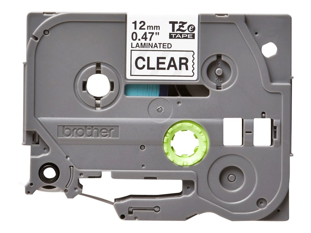 Brother Brother | TZe-131 Laminated Tape | Black on Clear | TZe | 8 m | 1.2 cm TZE131