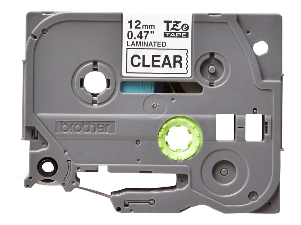 Brother Brother | TZe-131 Laminated Tape | Black on Clear | TZe | 8 m | 1.2 cm TZE131