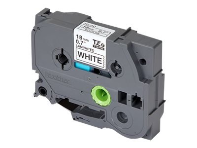 Brother Brother | TZ-241 Laminated Tape | Black on White | TZe | 8 m | 1.8 cm tze241