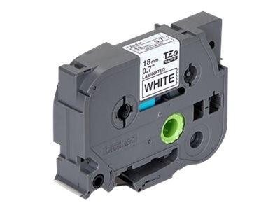 Brother Brother | TZ-241 Laminated Tape | Black on White | TZe | 8 m | 1.8 cm tze241