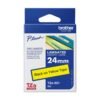 Brother Brother | TZe-651 Laminated Tape | Black On Yellow | TZe | 8 m | 2.4 cm tze651