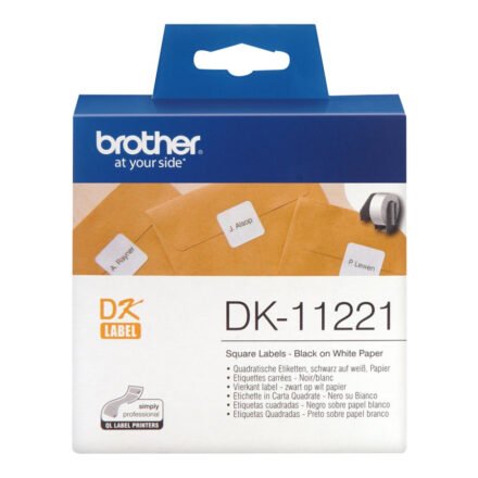 Brother Brother | DK-11221 Square Paper Label | White | DK | 23mm DK11221