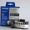 Brother Brother | DK-22211 Continuous Length Paper Label | Black, White | DK | 29mm | 15.24 m DK22211