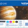 Brother Brother LC1240 Multipack | Ink Cartridge | Black, Cyan, Magenta, Yellow LC1240VALBPDR