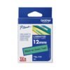 Brother Brother | TZe-731 Laminated Tape | Black on Green | TZe | 8 m | 1.2 cm TZE731