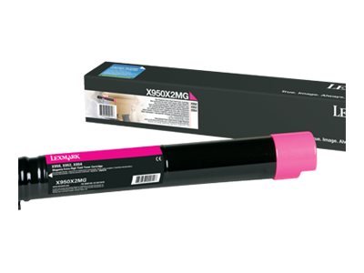 Lexmark Lexmark X950X2MG | X95x Magenta Extra High Yield Toner Cartridge (22K) | Cartridge | Magenta X950X2MG