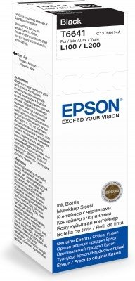 Epson Epson T6641 Ink bottle 70ml | Ink Cartridge | Black C13T66414A