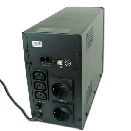 EnerGenie EnerGenie | UPS with USB and LCD display, Black | 1200 VA EG-UPS-033