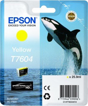 Epson Epson T7604 | Ink Cartridge | Yellow C13T76044010