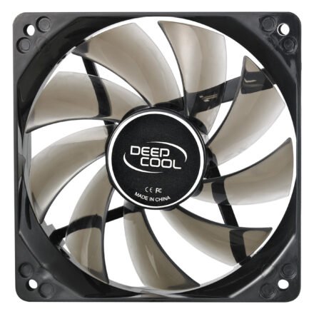Deepcool 120 mm case ventilation fan, "Wind Blade 120", transparent, hydro bearing,4 LED's | Deepcool DP-FLED-WB120