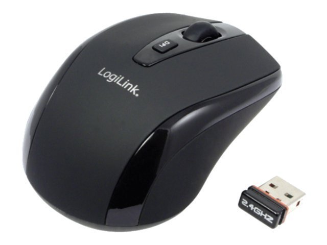 Logilink Logilink | Maus optisch Funk 2.4 GHz | 2.4GH wireless mini mouse with autolink | wireless | Black ID0031
