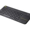 Logitech Logitech | K400 Plus | Keyboard with Trackpad | Wireless | US | Black | USB port 920-007145