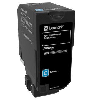 Lexmark Lexmark Lexmark High Capacity Cyan Return Programme 84C2HC0 Toner Cartridge | Lexmark Cyan 84C2HC0