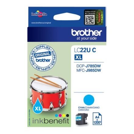 Brother Brother LC-22UC | Ink Cartridge | Cyan LC22UC