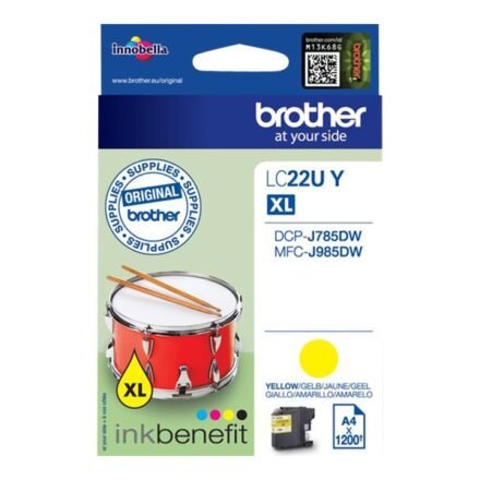 Brother Brother LC-22UY | Ink Cartridge | Yellow LC22UY