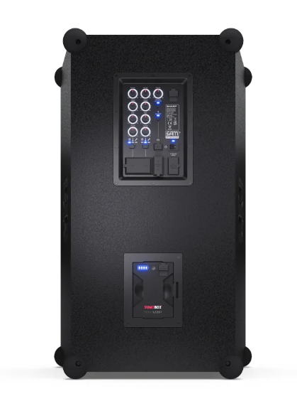 Sharp Sharp SumoBox CP-LS200 High Performance Portable Speaker | Sharp | Portable Speaker | SUMOBOX Pro CP-LS200 High Performance | 200 W | Waterproof | Bluetooth | Black | Portable | Wireless connection CP-LS200