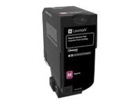 Lexmark Lexmark Corporate | 74C2SME | Laser Toner Cartridge | Magenta 74C2SME