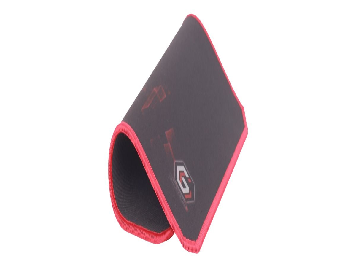 Gembird Gembird | MP-GAMEPRO-L Gaming mouse pad PRO, Large | Mouse pad | 400 x 450 x 3 mm | Black/Red MP-GAMEPRO-L