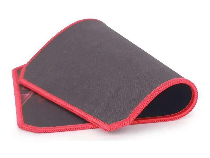 Gembird Gembird | MP-GAMEPRO-L Gaming mouse pad PRO, Large | Mouse pad | 400 x 450 x 3 mm | Black/Red MP-GAMEPRO-L