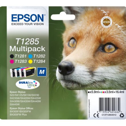 Epson Epson T1285 Mpack | Ink Cartridge | Black, cyan, magenta, yellow C13T12854012