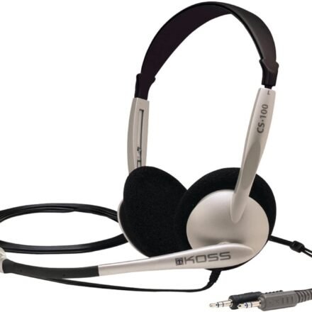 Koss Koss | Headphones | CS100 | Wired | On-Ear | Microphone | Black/Gold 194811