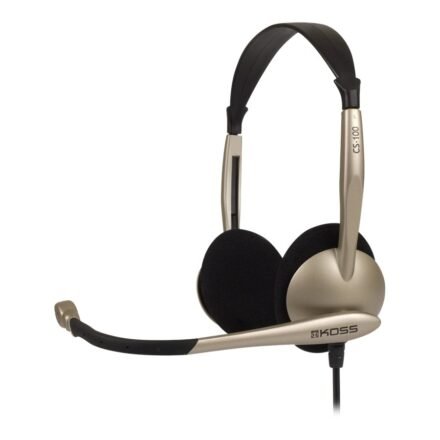 Koss Koss | Headphones | CS100 | Wired | On-Ear | Microphone | Black/Gold 194811