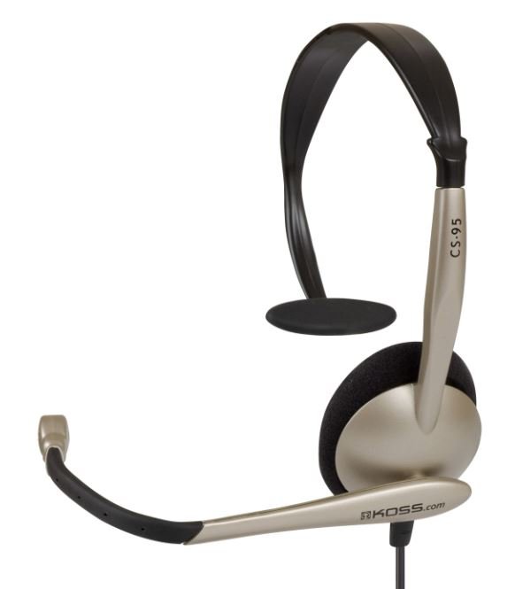 Koss Koss | Headphones | CS95 | Wired | On-Ear | Microphone | Black/Gold 195372