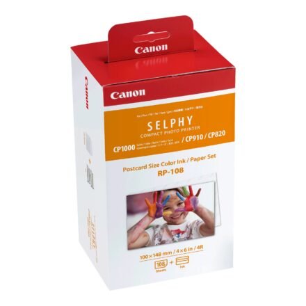 Canon Canon Color Ink/Paper Set for SELPHY CP1300 Printer | RP-108 8568B001