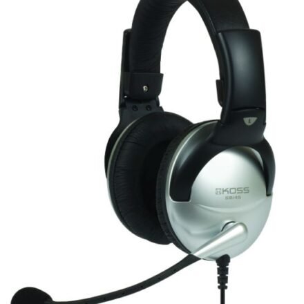 Koss Koss | Headphones | SB45 | Wired | On-Ear | Microphone | Noise canceling | Silver/Black 195679