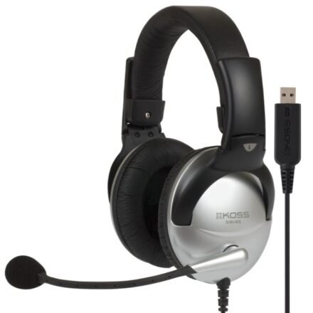 Koss Koss | Gaming headphones | SB45 USB | Wired | On-Ear | Microphone | Noise canceling | Silver/Black 195752