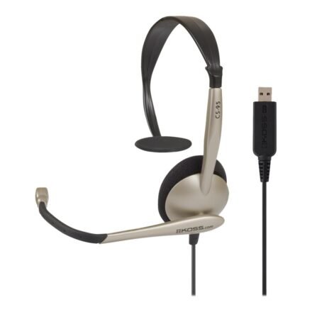 Koss Koss | Headphones | CS95 USB | Wired | On-Ear | Microphone | Black/Gold 195512