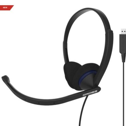 Koss Koss | Headphones | CS200 USB | Wired | On-Ear | Microphone | Black 194390