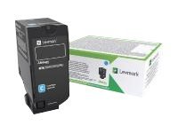 Lexmark Lexmark 74C20CE | Toner cartridge | Cyan 74C20CE