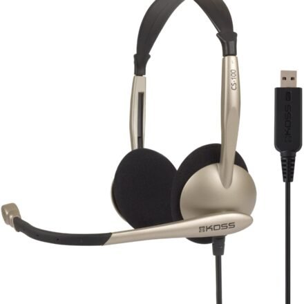 Koss Koss | Headphones | CS100USB | Wired | On-Ear | Microphone | Noise canceling | Gold 194556