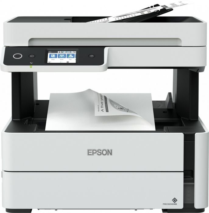 Epson Epson Multifunctional printer | EcoTank M3180 | Inkjet | Mono | All-in-one | A4 | Wi-Fi | Grey C11CG93403