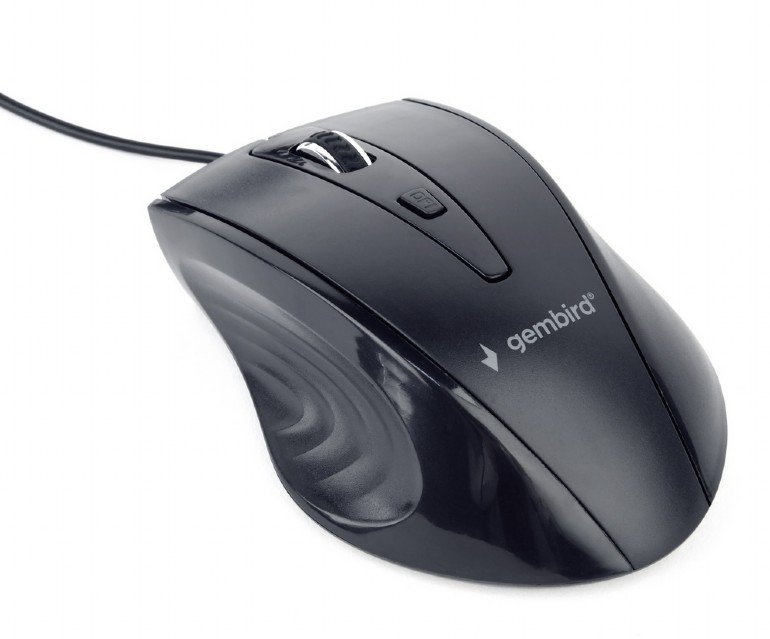 Gembird Gembird | Mouse | MUS-4B-02 | USB | Standard | Wired | Black MUS-4B-02