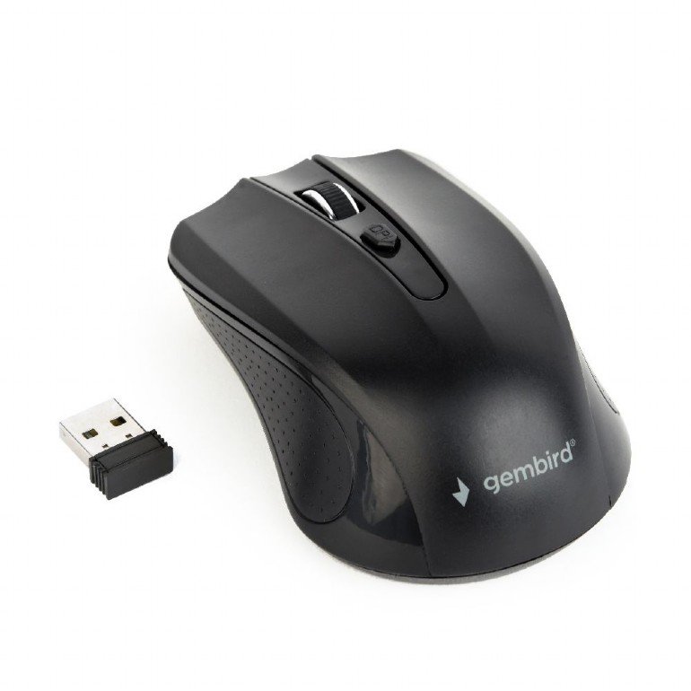 Gembird Gembird | Mouse | MUSW-4B-04 | Standard | Wireless | Black MUSW-4B-04