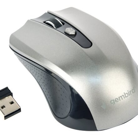 Gembird Gembird | Mouse | MUSW-4B-04-BG | Standard | Wireless | Black/ Space Grey MUSW-4B-04-BG