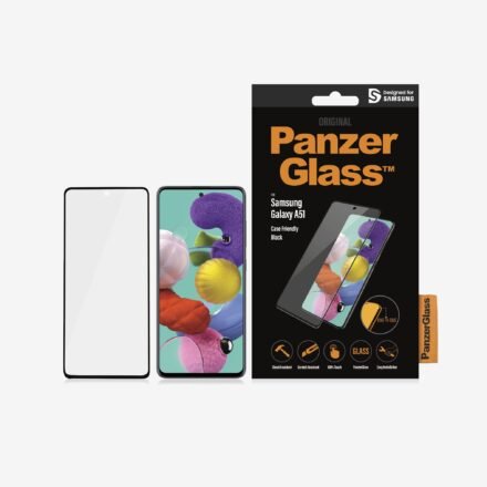 PanzerGlass PanzerGlass | Case Friendly | Samsung | For Samsung Galaxy A51 | Black | Clear Screen Protector 7216